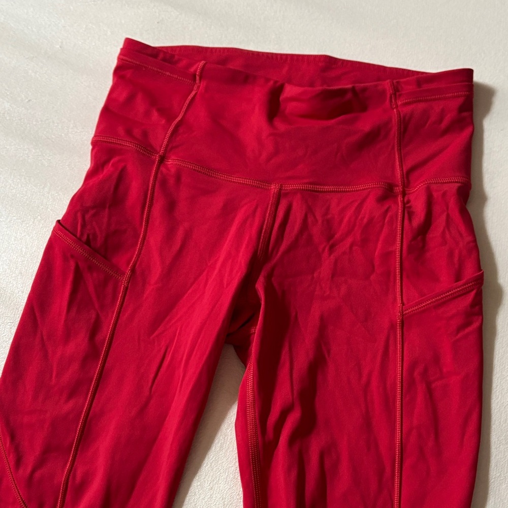 lululemon athletica Bold Scarlet Leggings